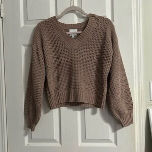 Pink Rose | V-Neck Sweater